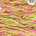 Handspun yarn in pink and green with 'Handspun in Northern Ireland' text overlay.