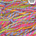 Colorful handspun yarn with a label indicating 'Handspun in Northern Ireland'.