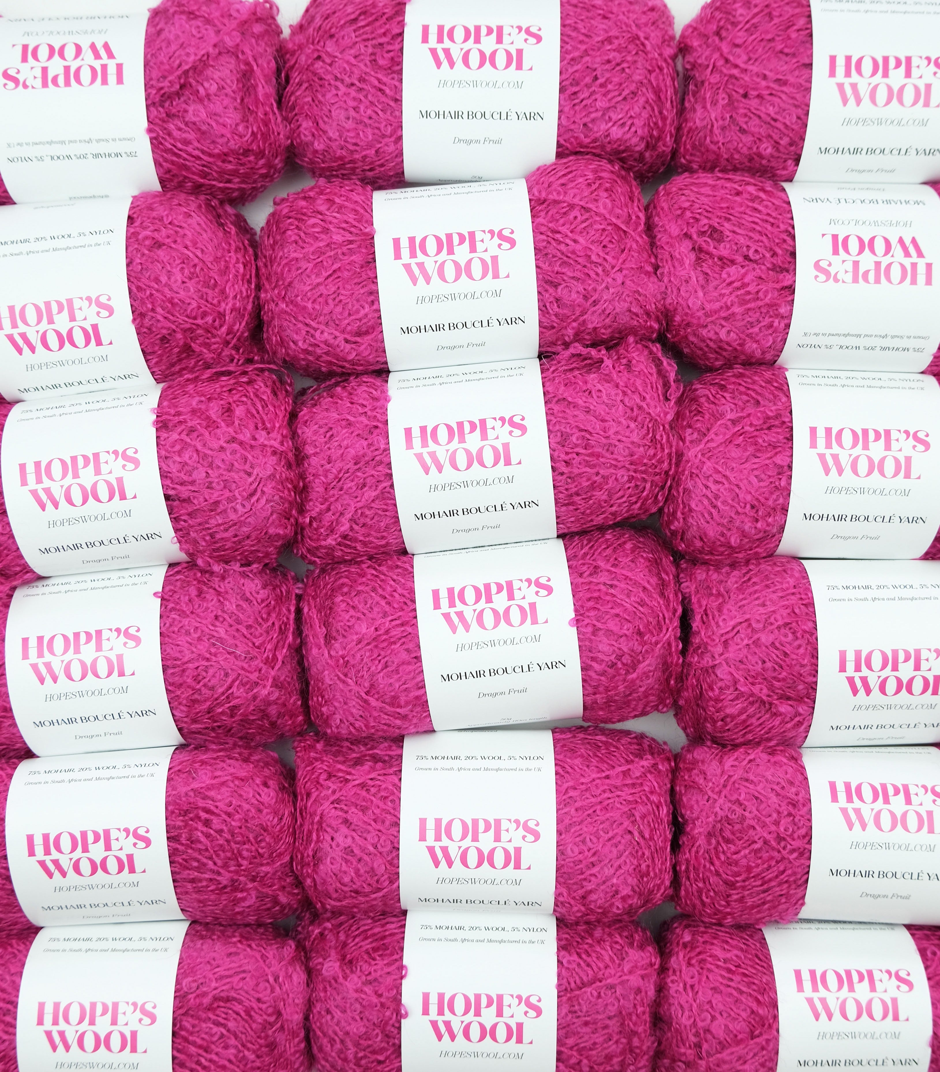 BOUCLÉ MOHAIR YARN