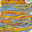 Handspun yarn in blue, orange, and yellow with 'Handspun in Northern Ireland' label.
