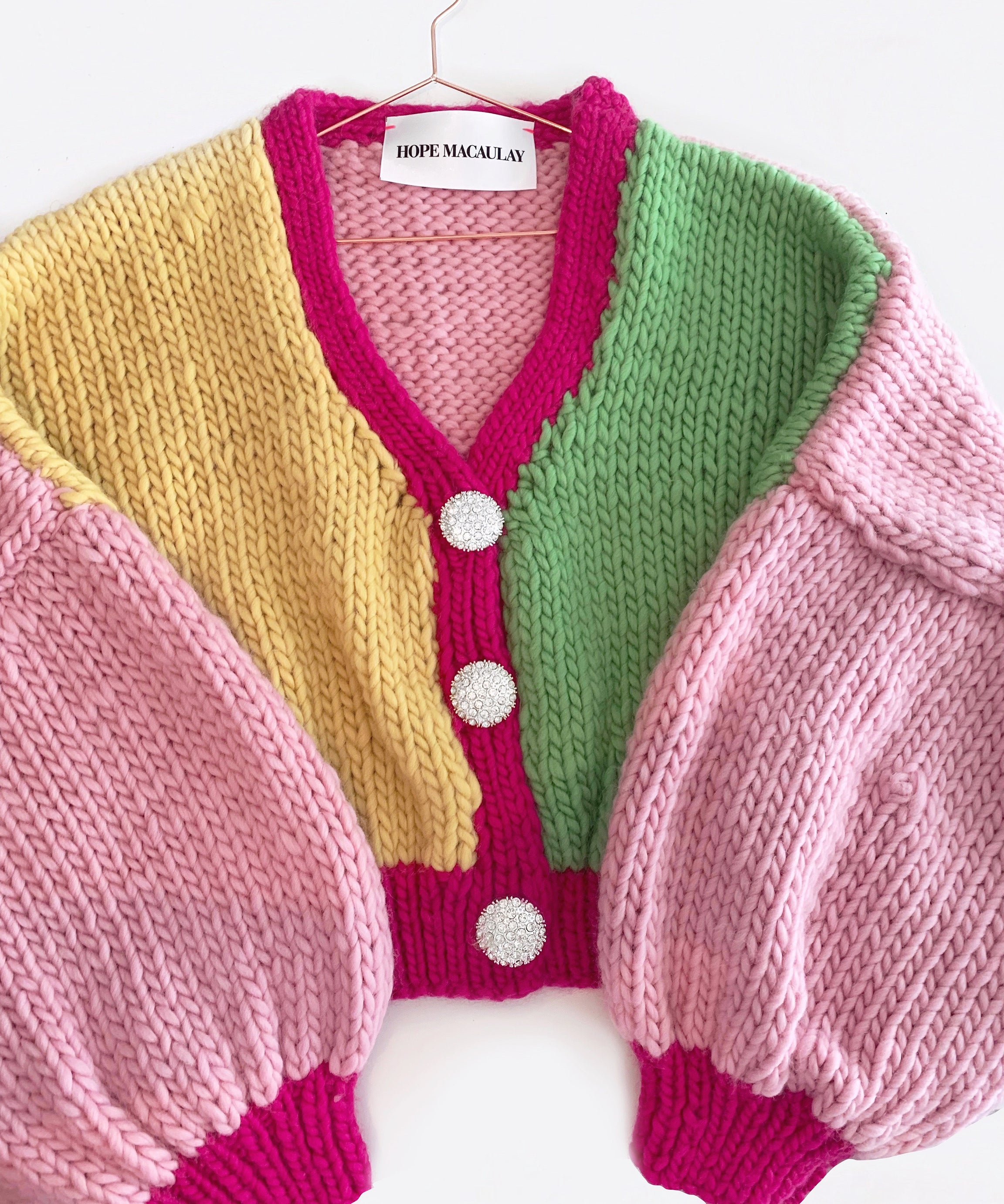 Hope Macaulay Alice Chunky Knit Cardigan Knitting Pattern