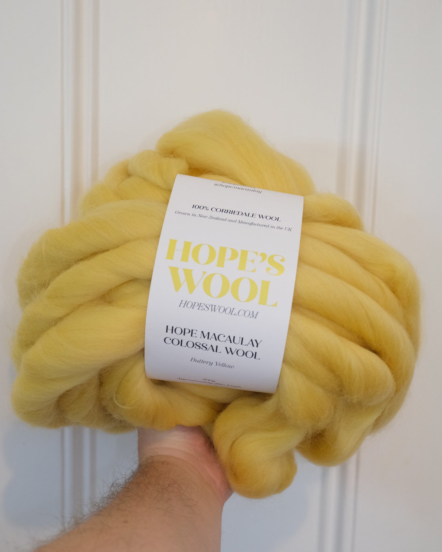 Hope Macaulay Colossal Wool in Buttery Yellow