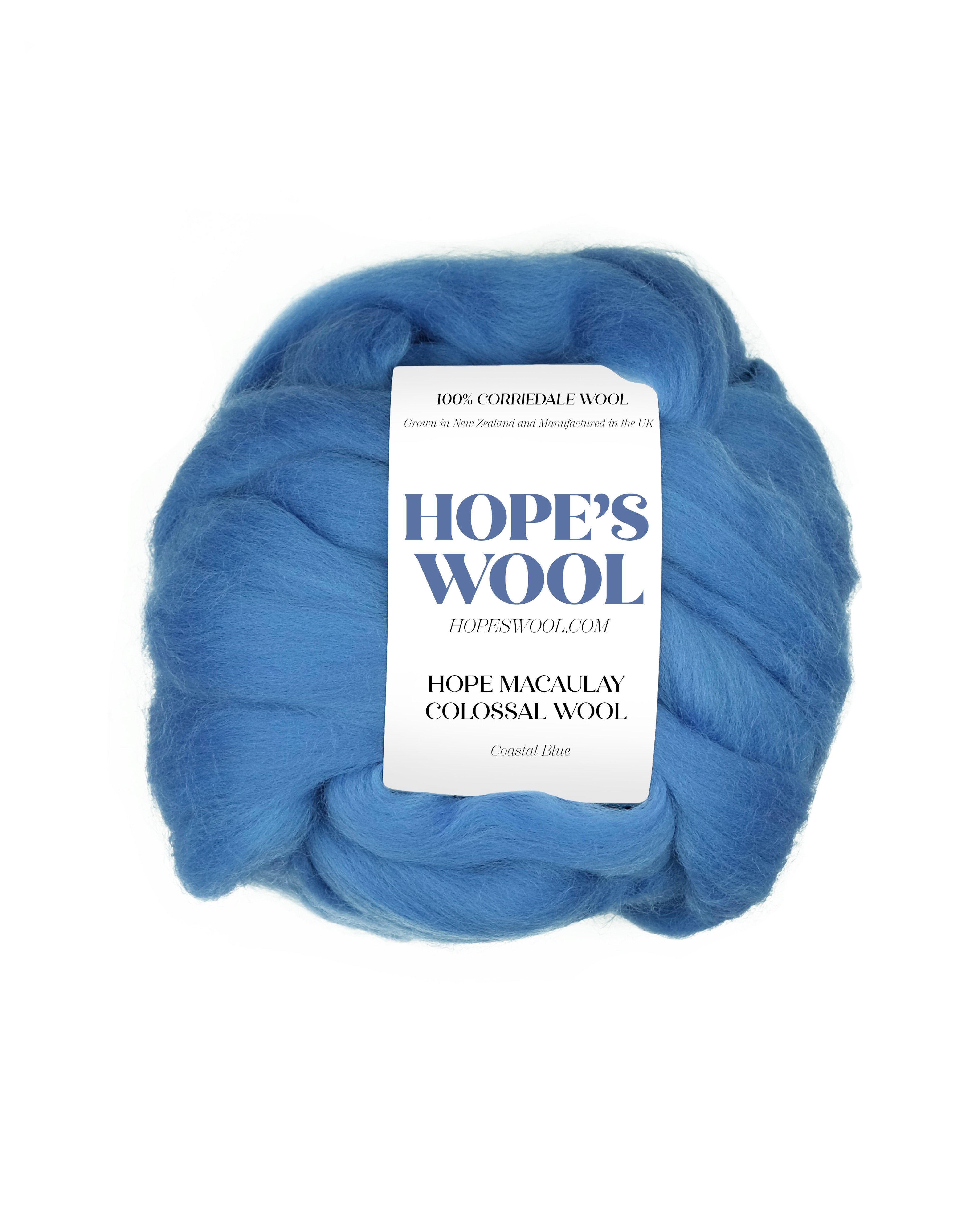 Hope Macaulay Colossal Wool in Coastal Blue | Hope's Wool