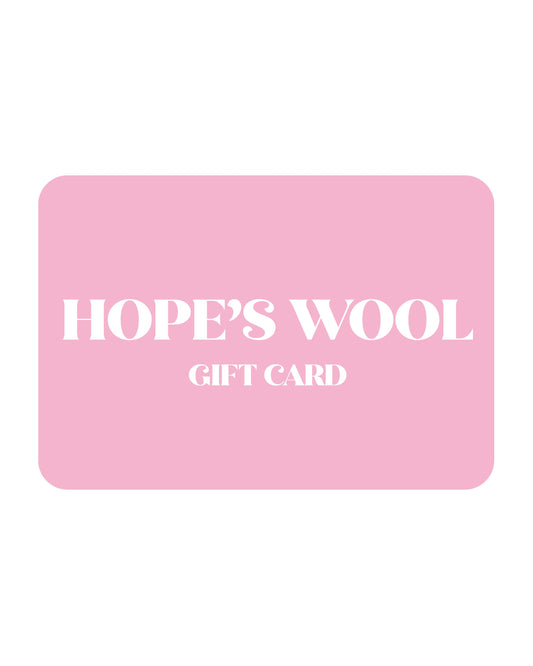 Hope's Wool Gift Card