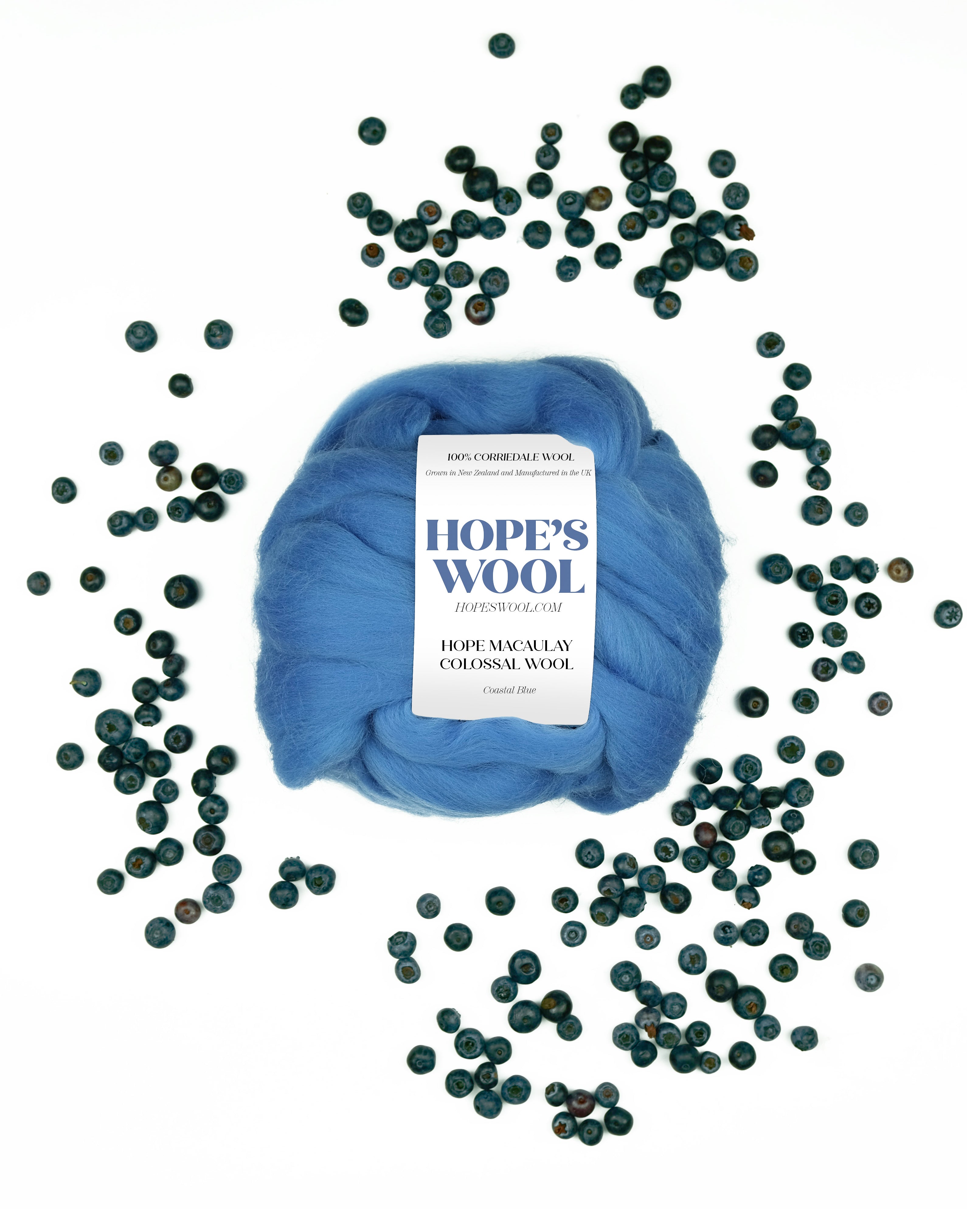 Colossal Wool Hope Macaulay Colossal Wool in Coastal Blue | Hope's Wool