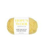 Hope Macaulay Chunky Merino Hope's Wool in yellow 