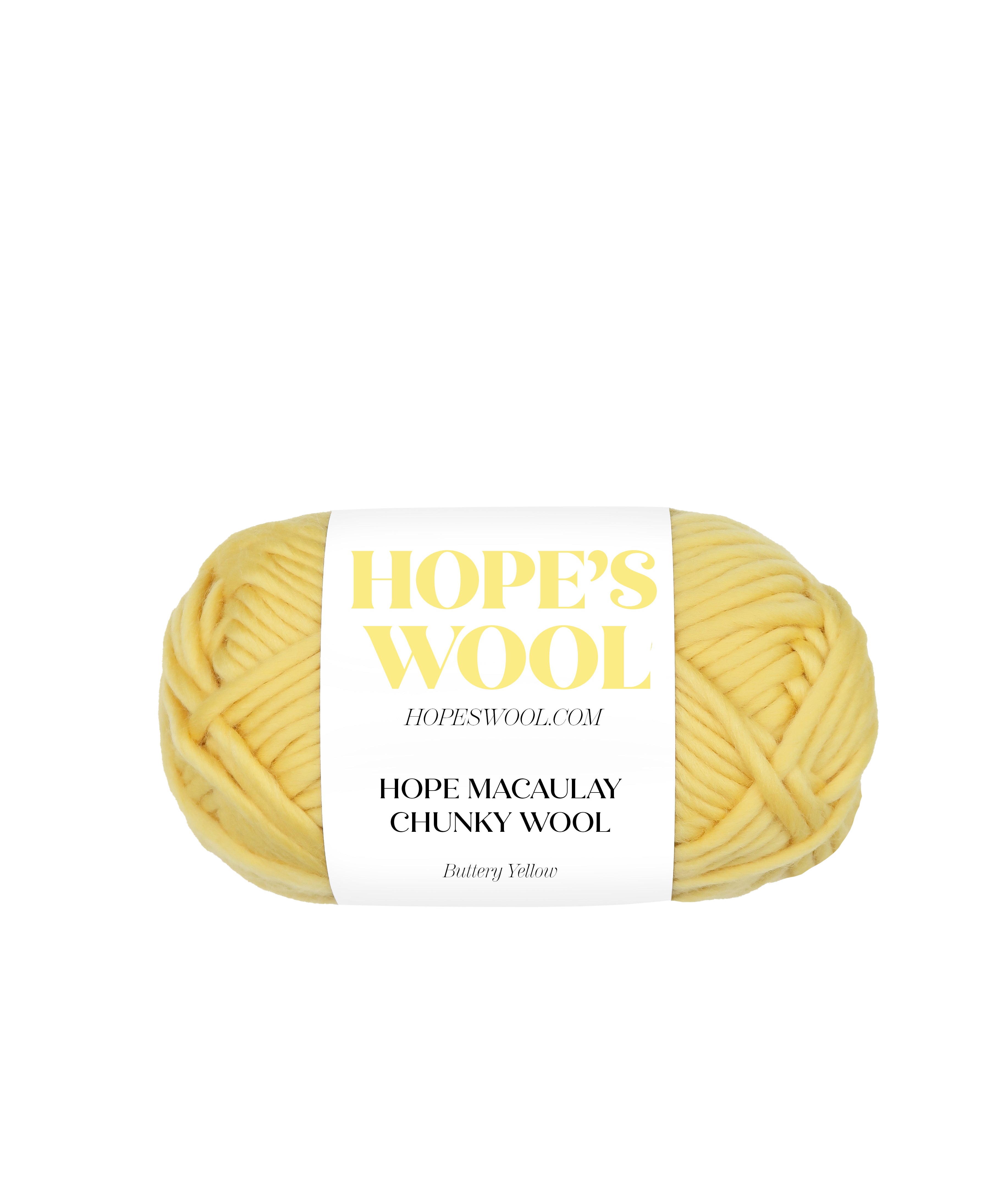 Hope Macaulay Chunky Merino Hope's Wool in yellow 