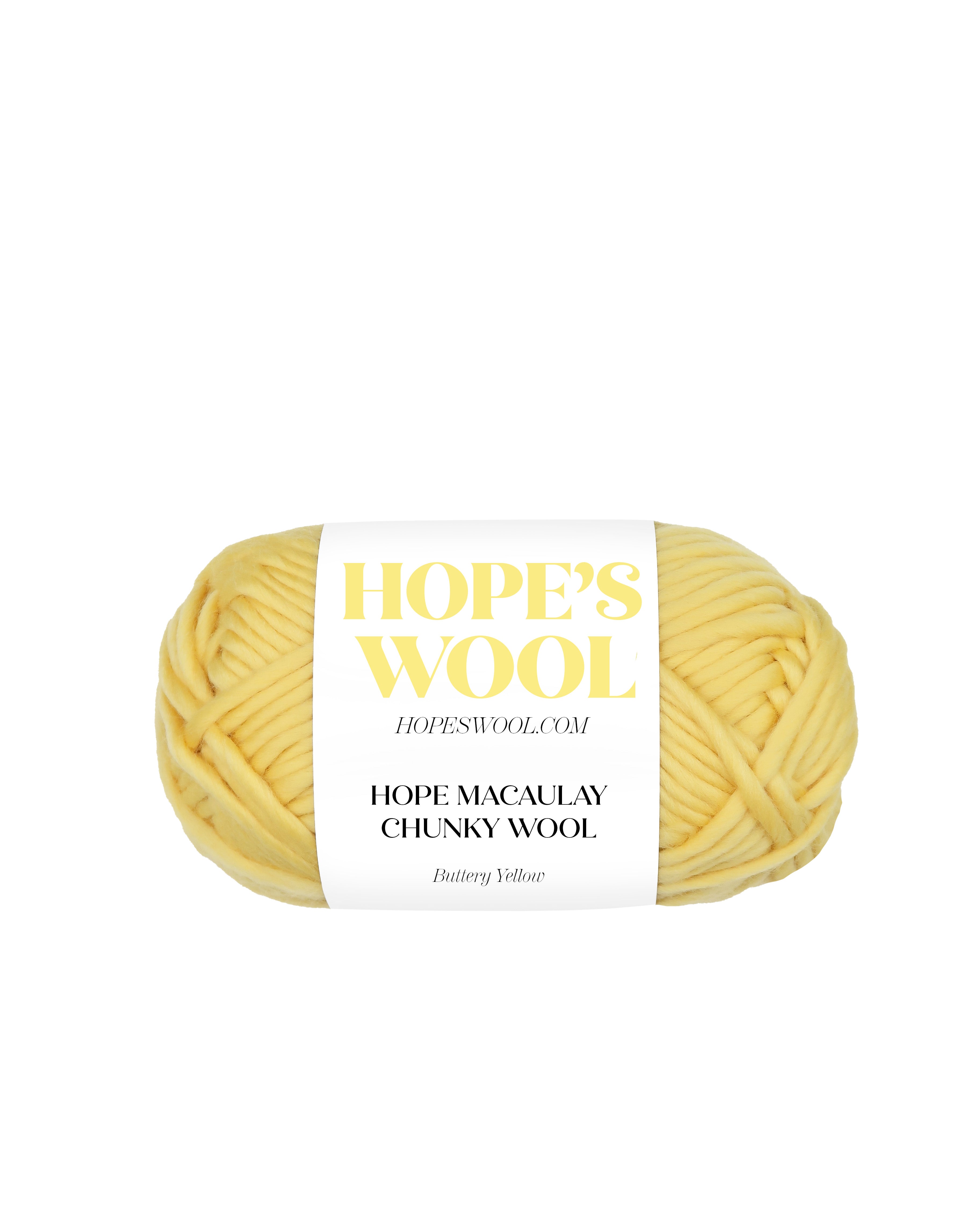 Hope Macaulay Chunky Merino Hope's Wool in yellow 