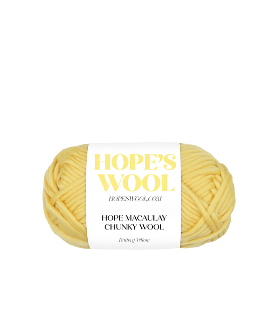 Hope Macaulay Chunky Merino Hope's Wool in yellow 