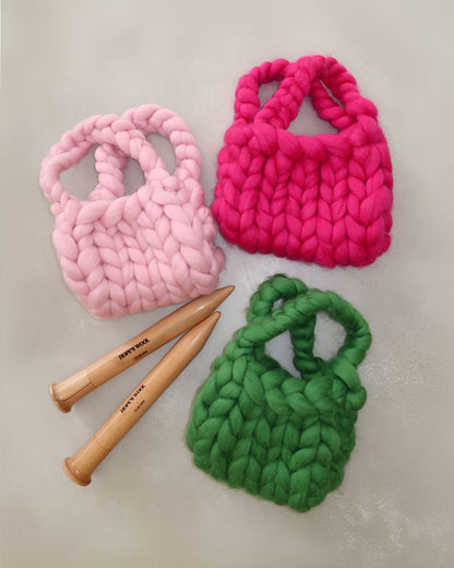 Colossal Knit Mini Bag Knitting Kit