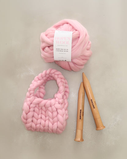 Colossal Knit Mini Bag Knitting Kit