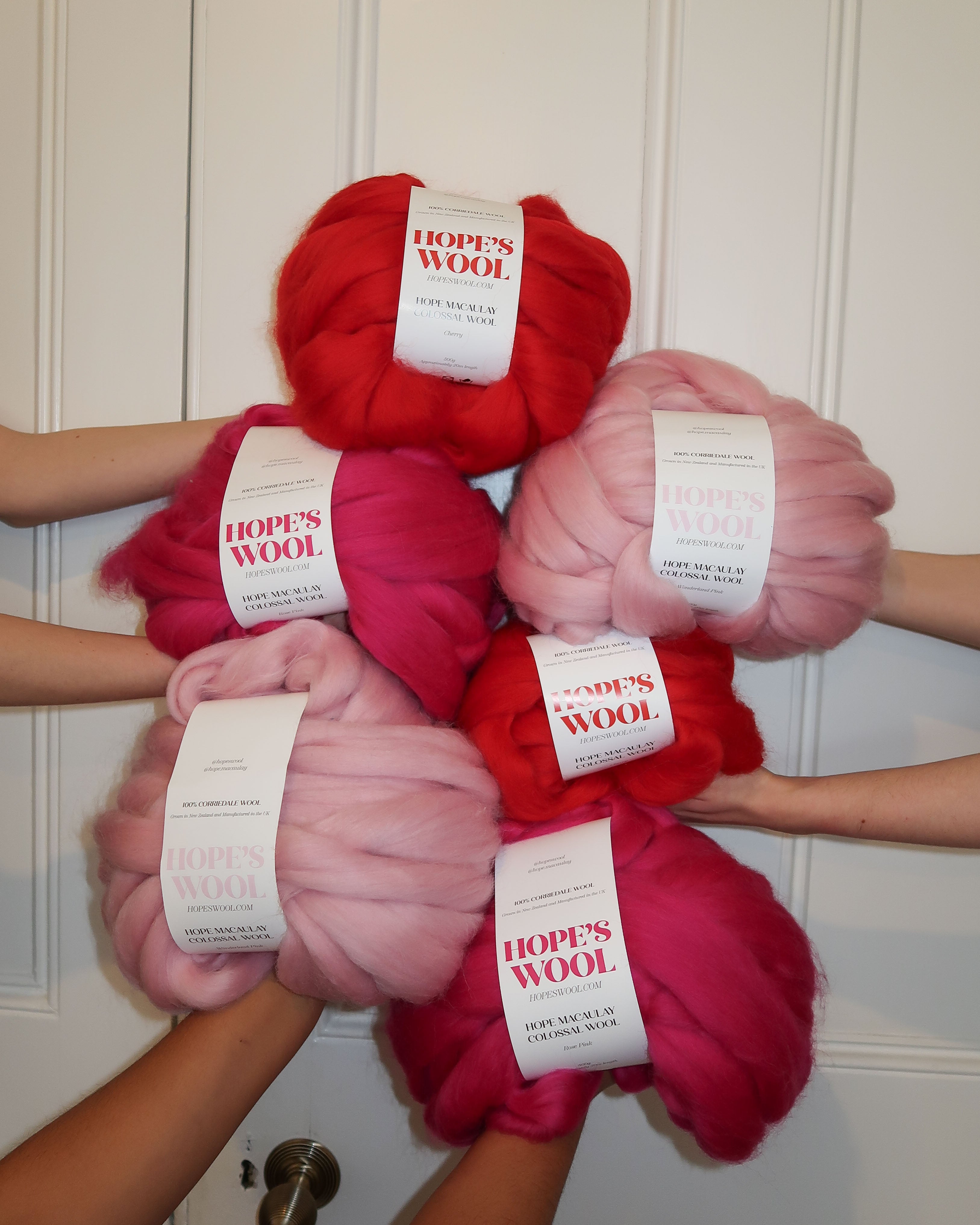 Pink Roses Woolies Hope Macaulay Colossal Wool in Rose Pink | Hope's Wool