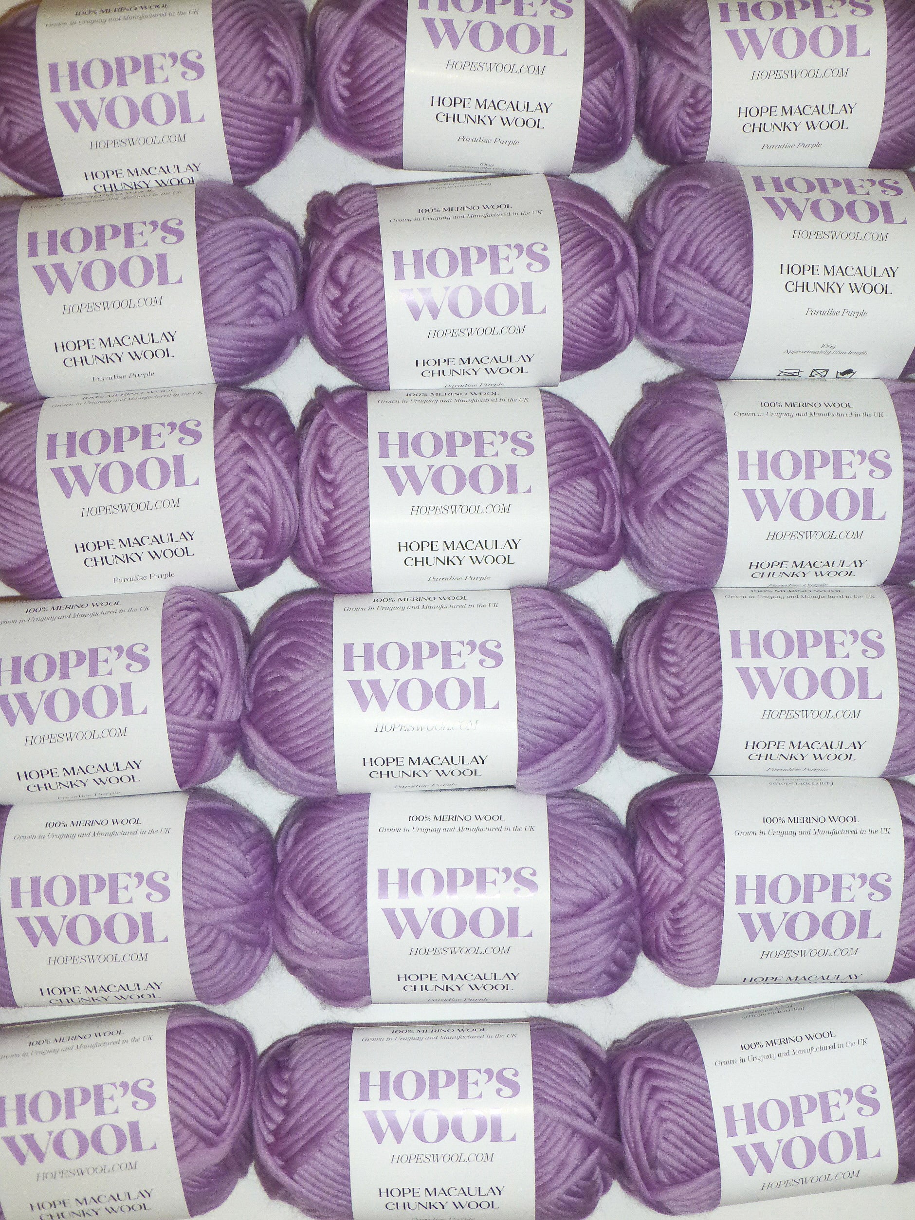 Hope Macaulay Chunky Wool in Paradise Purple
