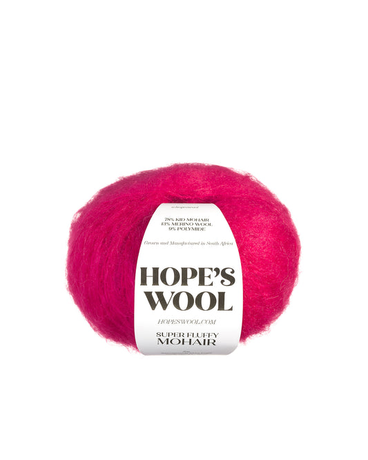 Super Fluffy Mohair in Sweetpea Pink