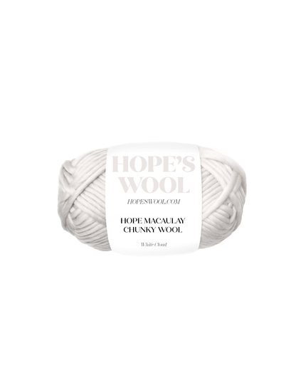 Hope Macaulay Chunky Wool in White Cloud