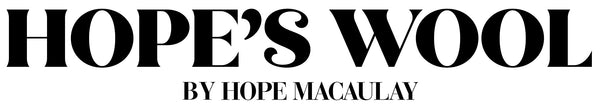 Hope's Wool Logo in black 