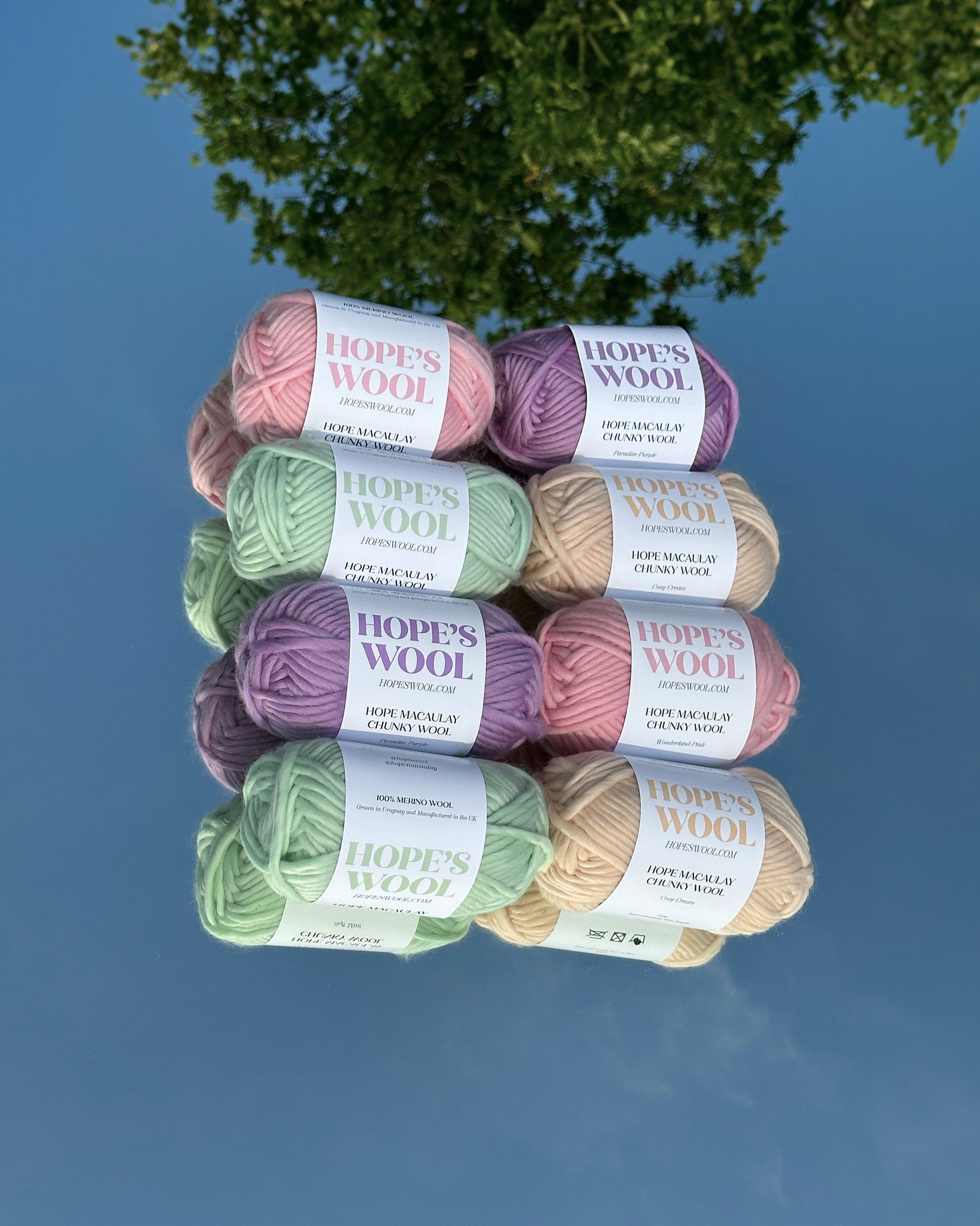 Natural Wool Yarn, Pink Thin Wool Yarn for Crocheting Weaving, 100